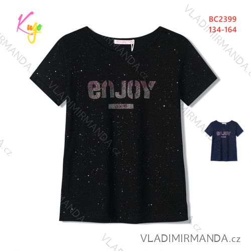 Girls' Short Sleeve T-Shirt (134-164) KUGO FL1209