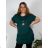 Shirt extended 3/4 long sleeve women's (L/XL/2XL ONE SIZE) ITALIAN FASHION IM423025