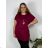 Shirt extended 3/4 long sleeve women's (L/XL/2XL ONE SIZE) ITALIAN FASHION IM423025