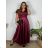 Women's Long Casual Short Sleeve Dress (S/M ONE SIZE) ITALIAN FASHION IMPSH246540XL/DUR  dark blue