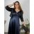 Women's Long Casual Short Sleeve Dress (S/M ONE SIZE) ITALIAN FASHION IMPSH246540XL/DUR  dark blue