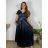 Women's Long Casual Short Sleeve Dress (S/M ONE SIZE) ITALIAN FASHION IMPSH236540