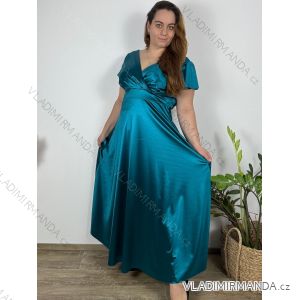 Women's Long Casual Short Sleeve Dress (S/M ONE SIZE) ITALIAN FASHION IMPSH236540