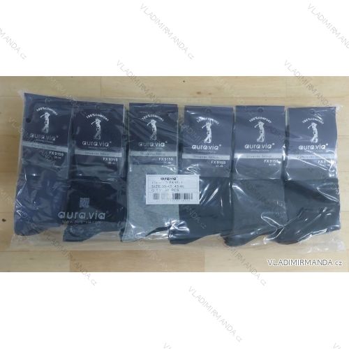 Men's thin socks (39-46) AURA.VIA AURA25FX9159