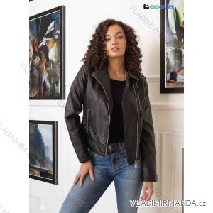Women's leatherette jacket (S-2XL) GLO-STORY GLO25WPY-4213-1
