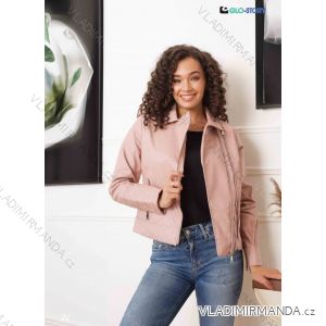 Women's leatherette jacket (S-2XL) GLO-STORY GLO25WPY-4213-4