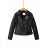 Women's leatherette jacket (S-2XL) GLO-STORY GLO25WPY-4217-1