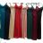 Long satin evening dress with straps for women (S/M ONE SIZE) ITALIAN FASHION IMC24357