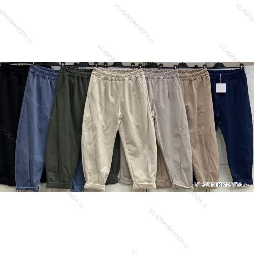 Elegant women's oversized sweatpants (42/44/46 ONE SIZE) ITALIAN FASHION IMC25010
