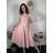 Long elegant dress with belt 3/4 long sleeves for women (S/M/L ONE SIZE) ITALIAN FASHION IM425008