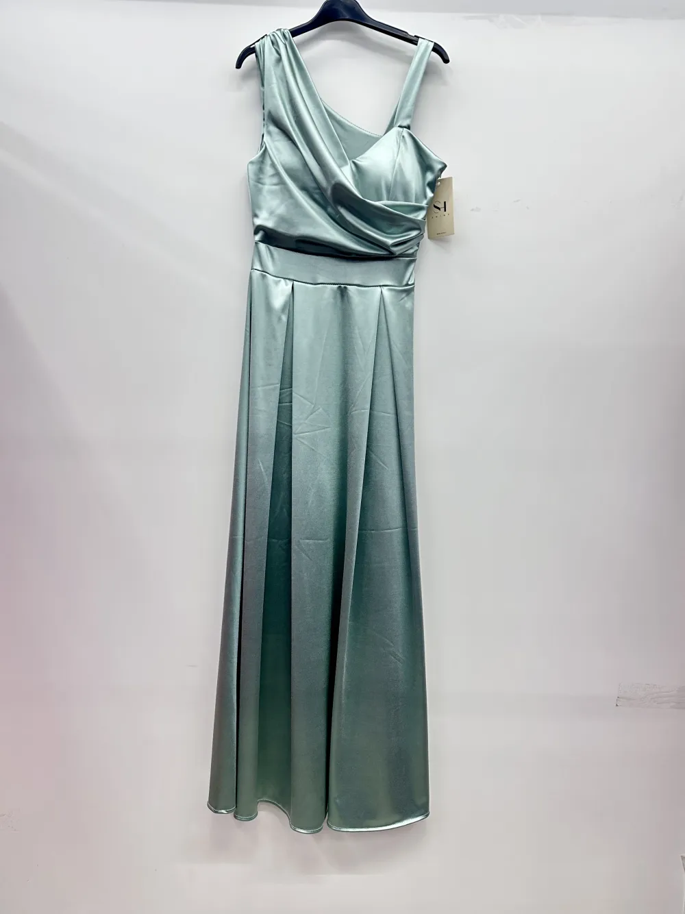 Long sleeveless satin evening dress for women (S/M/L ONE SIZE) ITALIAN FASHION IMPSH256678