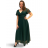 Women's Strapless Long Party Dress (S/M ONE SIZE) ITALIAN FASHION IMPSH245192 S / M dark blue