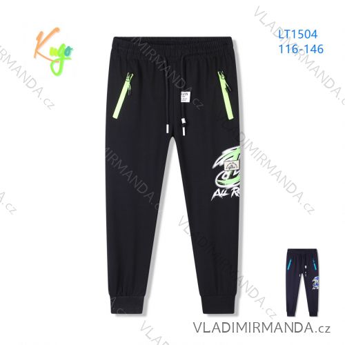 Warm sweatpants for children and teenagers (116-146) KUGO LT1504