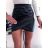 Women's short skirt (S/M ONE SIZE) ITALIAN FASHION IMPLP2325570055 black L