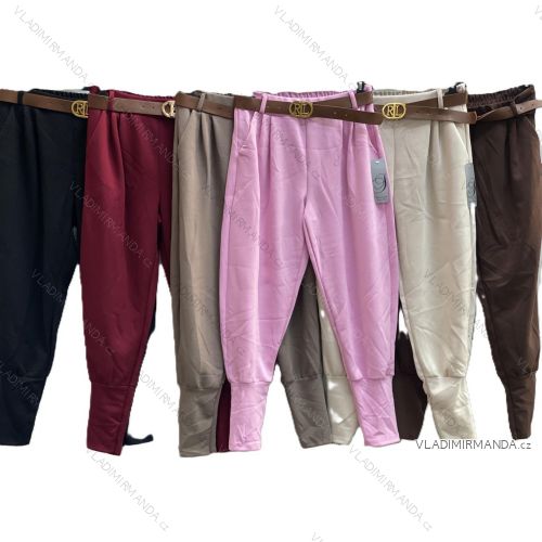 Women's casual pants with belt (S/M/L ONE SIZE) ITALIAN FASHION IMC25034