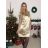 Elegant summer short sleeve women's formal dress (S/M ONE SIZE) ITALIAN FASHION IMPSH245544