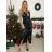 Šaty letní na ramínka dámské (S/M ONE SIZE) ITALSKÁ MÓDA IMPBB22B21841 -   black -   44/46