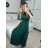 Women's elegant party long sleeve dress (S/M ONE SIZE) ITALIAN FASHION IM322282