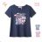 T-shirt short sleeve children's youth girls (116-146) KUGO WT0890