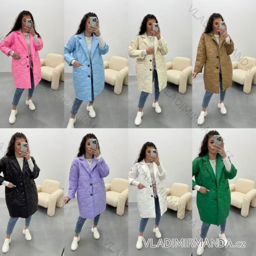Women's light long-sleeved pea coat (S/M/L ONE SIZE) ITALIAN FASHION IMWCM25002