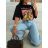 Women's short sleeve oversized T-shirt (S/M/L ONE SIZE) ITALIAN FASHION IMWGB25016