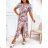 Women's short sleeve summer casual dress (S/M/L ONE SIZE) ITALIAN FASHION IMWGB25022