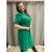 Shirt extended 3/4 long sleeve women's (L/XL/2XL ONE SIZE) ITALIAN FASHION IM423025 -   Green
 -   42/44