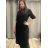 Shirt short sleeve dress women (UNI S-L) ITALIAN FASHION IMD20091 zelená khaki L/XL