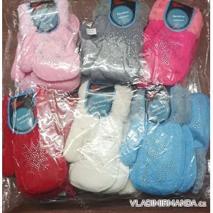 Mittens with fur children's girl and boy (3-8 years) SANDROU SAN24R918