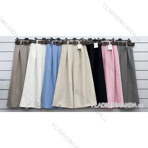 Elegant oversize pants with belt for women (S/M/L ONE SIZE) ITALIAN FASHION IMWKK25008