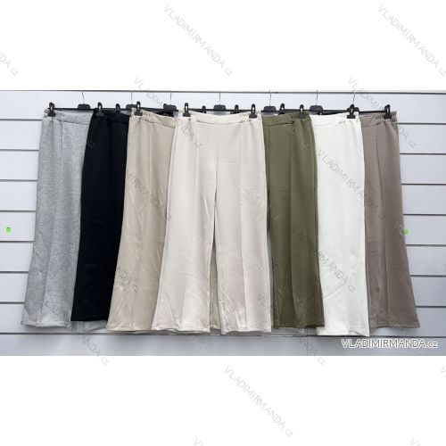 Elegant women's oversized sweatpants (42/44/46 ONE SIZE) ITALIAN FASHION IMWKK25009