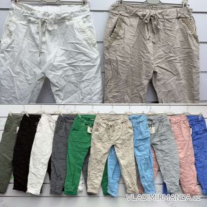 Women's stretch pants (S/M/L ONE SIZE) ITALIAN FASHION IMWKK25022