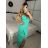 Elegant formal dress with straps for women (S / M ONE SIZE) ITALIAN FASHION IM321576