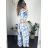 Women's Long Sleeve Shirt Dress (S/M ONE SIZE) ITALIAN FASHION IMWD232607 -   white -   50/52