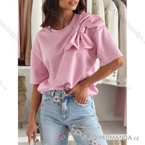 Women's short sleeve T-shirt (S/M/L ONE SIZE) ITALIAN FASHION IMWCH25016