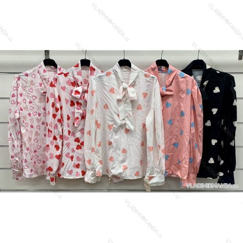Valentine's Day long sleeve women's shirt (S/M/L ONE SIZE) ITALIAN FASHION IMWCP25003