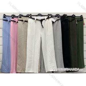 Elegant trousers with belt for women (S/M/L ONE SIZE) ITALIAN FASHION IMWCP25015