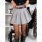 Women's short skirt with belt (S/M/L ONE SIZE) ITALIAN FASHION IMWCP25030