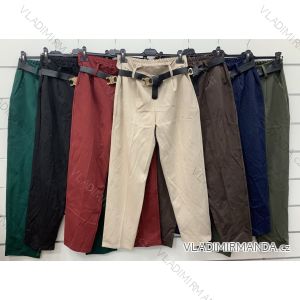 Elegant trousers with belt for women (S/M/L ONE SIZE) ITALIAN FASHION IMWCP25035