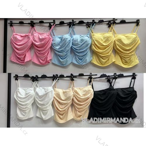 Elegant women's tank top (XS/S/M ONE SIZE) ITALIAN FASHION IMWAE25009