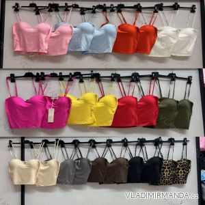 Women's strapless crop top (XS/S/M ONE SIZE) ITALIAN FASHION IMWAE25010