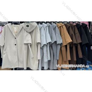Women's oversized long sleeve fleece coat (S/M/L ONE SIZE) ITALIAN FASHION IMWAE25017