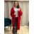 Women's Long Sleeve Knitted Cardigan (S/M ONE SIZE) ITALIAN FASHION IMWAD223390 XL/2XL blue