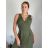 Elegant formal dress with straps for women (S / M ONE SIZE) ITALIAN FASHION IM321576 M / L red