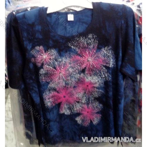 Lady's Short Sleeve Blouse (l-4xl) LGM POLAND LGM038
