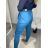 Elegant trousers with belt for women (S/M/L ONE SIZE) ITALIAN FASHION IM425030/DR S/M/L petrol blue