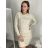 Women's Warm Long Sleeve Dress (L / XL ONE SIZE) ITALIAN FASHION IM421MIA S/M Emerald