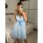 Women's Strappy Elegant Summer Dress (S/M ONE SIZE) ITALIAN FASHION IMPSH222053A/DU -   red Brick -   S / M