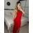 Elegant formal dress with straps for women (S / M ONE SIZE) ITALIAN FASHION IM321576