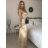 Šaty letní na ramínka dámské (S/M ONE SIZE) ITALSKÁ MÓDA IMPBB22B21841 white S / M